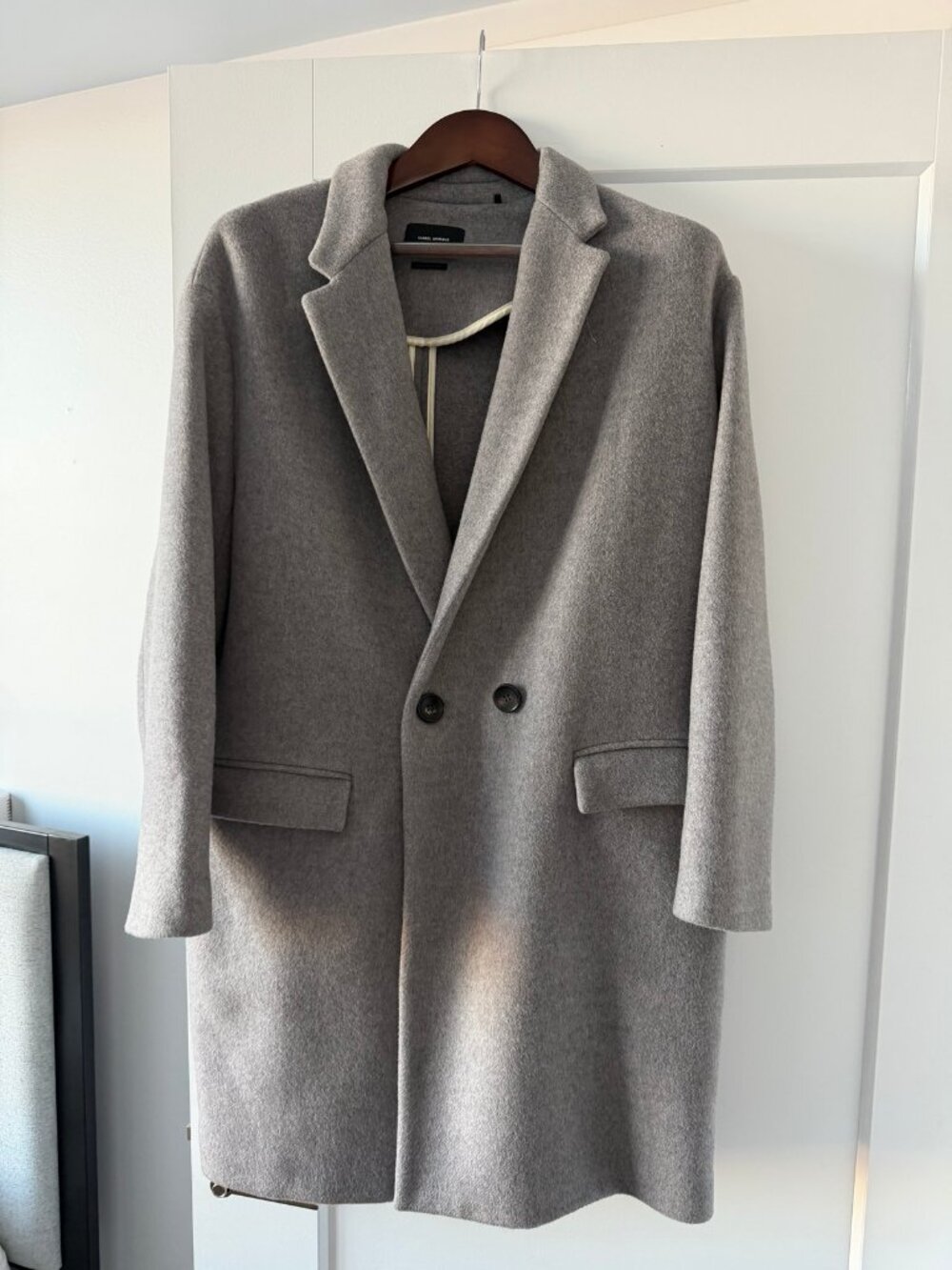 Isabel Marant Filipo Wool Cashmere Coat – Grey, FR 38 (US 6)